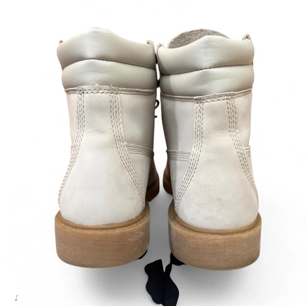 Timberland Women's Off-White Combat Boots - Picture 5 of 8